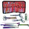 A2Z Scilab 24 Pcs Stainless Steel Lab Dissection Tools Set Multi Titanium Color with Carrying Case A2Z-ZR-KIT-192 - alternate 1